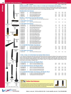 Rubber Duck Antennas - L-com