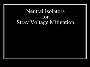 History of Neutral Isolators for Stray Voltage Mitigation