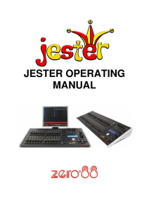 jester operating manual