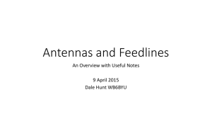 Antennas and Feedlines