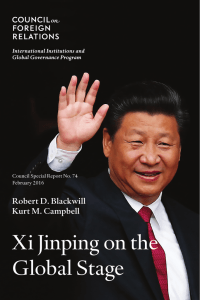 Xi Jinping on the Global Stage