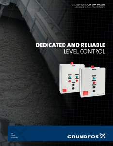 DeDicateD anD reliable level control