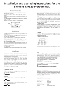 Installation instructions for A