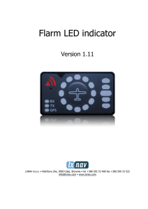 Flarm LED indicator