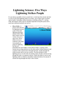 Lightning Science: Five Ways Lightning Strikes People