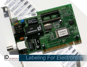 Labeling For Electronics