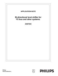 Bi-directional level shifter for I²C-bus and other systems.