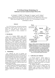 TCAD Based Design Methodology for Substrate Current Control in