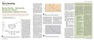 Assuring the Reliability of Plastic Encapsulated Integrated Circuits