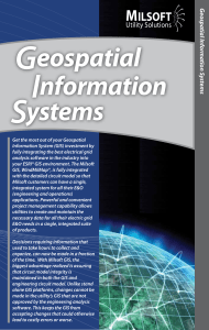 Geospatial Information Systems