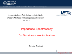 Impedance Spectroscopy