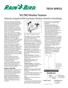 WS PRO Weather Stations