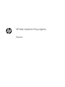 HP Web Jetadmin Proxy Agents