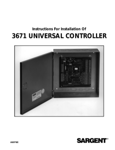 3671 universal controller
