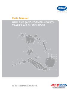 Parts Manual HOLLAND (AND FORMER NEWAY