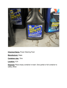 Napa power steering fluid