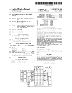 Method and device of electrical power