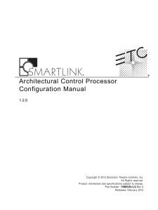 ETC SmartLink S-ACP Configuration Manual