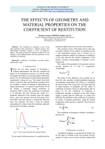 the effects of geometry and material properties on