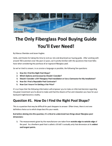 6 Keys to Great Fiberglass Pool Installations