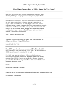 How Many Square Feet of Office Space Do You Have?