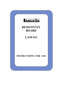 resistivity board la10-412