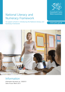National Literacy and Numeracy Framework
