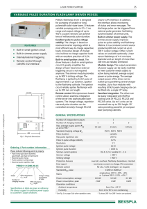 vaRiable PUlse DURatiOn FlasHlaMP DRiveR Ps5021