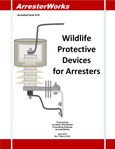 Wildlife Protective Devices for Arresters