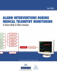 Alarm Interventions during Medical Telemetry Monitoring: A Failure