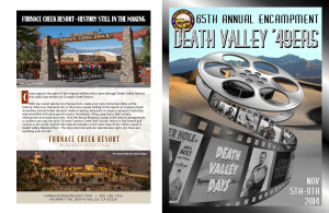 Death Valley `49ers Program 2013