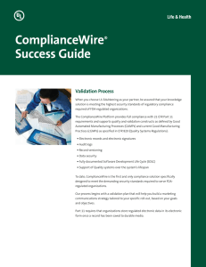 ComplianceWire® Success Guide