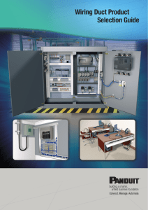 Wiring Duct Product Selection Guide