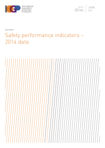 Safety performance indicators – 2014 data