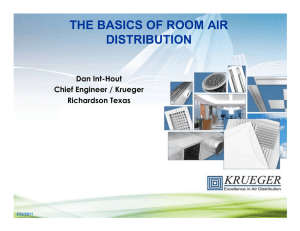 the basics of room air distribution
