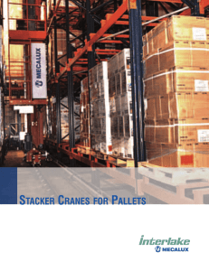 stacker cranes for pallets