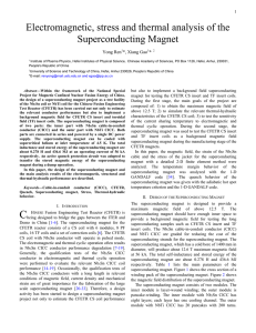 Design Considerations of the Superconducting Magnet Test facility