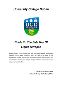 UCD Liquid Nitrogen Safety Guide