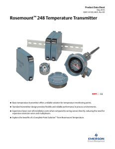 Rosemount™ 248 Temperature Transmitter