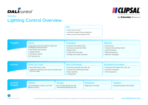 DALI Control overview and wiring schematics