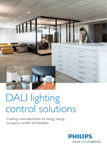 DALI lighting control solutions