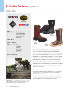 Protective Footwear | 2013 CATALOG