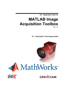 Automation Technology AppNote Matlab Image