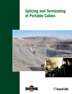 Splicing and Terminating of Portable Cables