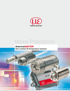 Data sheet thermoMETER CS - Micro