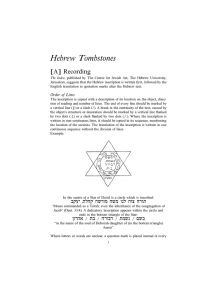Read Jewish Tombstone