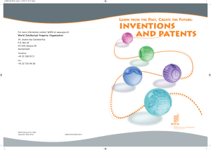 Learn from the Past, Create the Future: Inventions and Patents