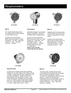 Respirometers - Mercury Medical