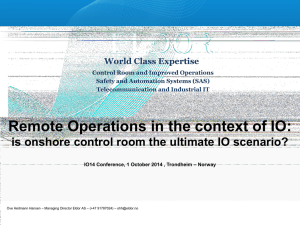 Remote Operations in the context of IO