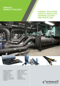 ARMACELL PRODUCT CATALOGUE THERMAL INSULATION